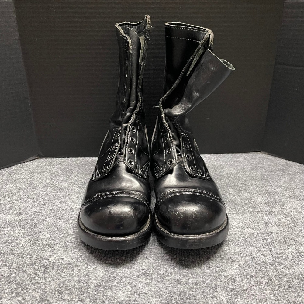 Corcoran Jump Boots Mens 12.5 D Black 1500 10 Inch Leather Cap Toe Military USA